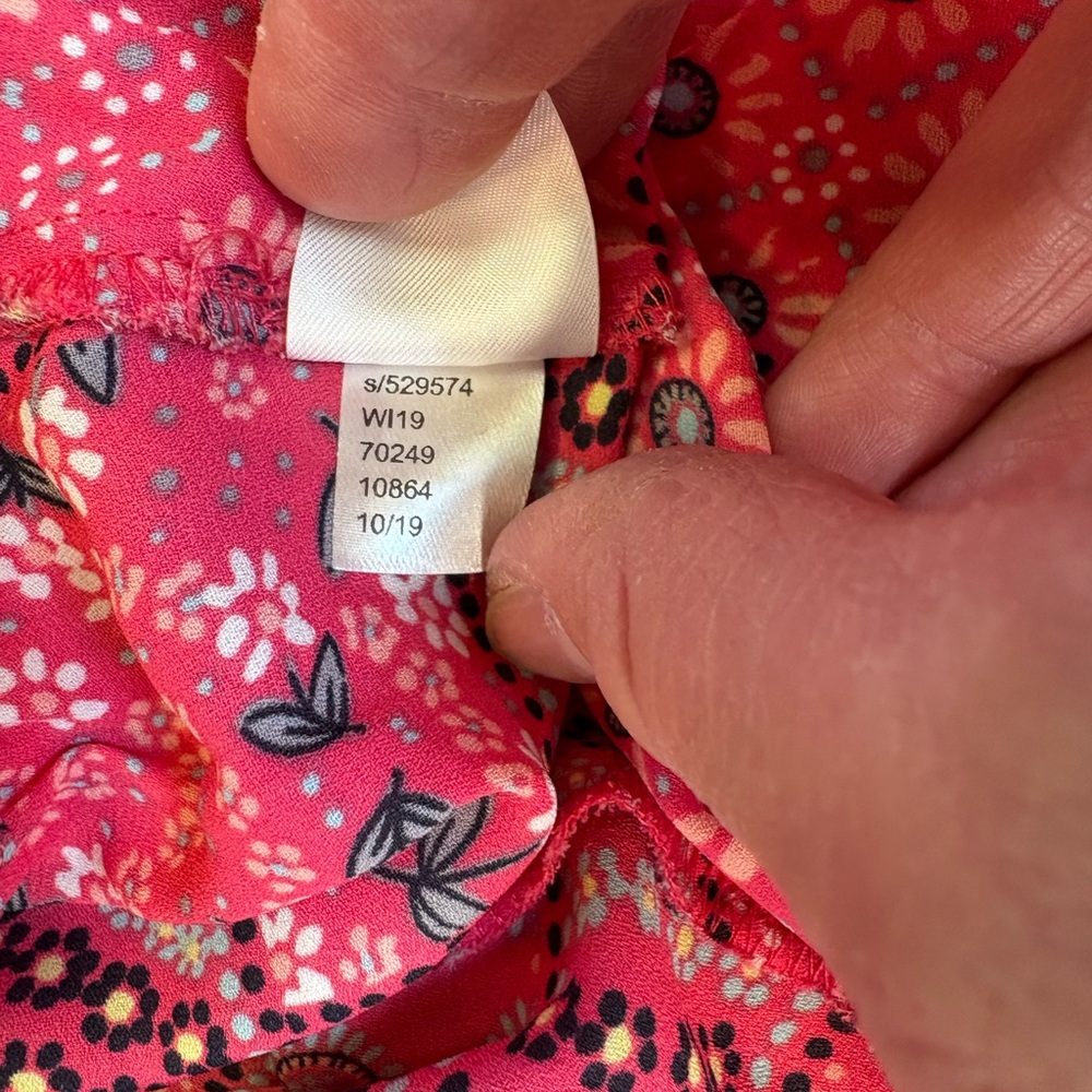 Loft Floral Pink Multi Patchwork Boho Cropped Wom… - image 6